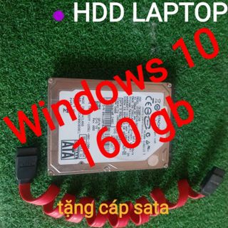 Ổ cứng 2.5 dùng cho laptop và pc 160gb win10 - tặng cáp sata zin giá sỉ