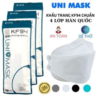 Set 50 Chiếc Khẩu trang 4 Lớp KF94 Chống Bụi Mịn Và Kháng Khuẩn Hàng Cao Cấp