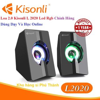 [Mã ELHACE giảm 4% đơn 300K] Loa Máy Tính 2.0 Kisonli L2020 Led Rgb Chính Hãng Dùng Dạy Và Học Online - Mẫu Ngẫu Nhiên giá sỉ