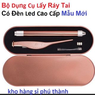 Bộ Dụng Cụ Lấy Ráy Tai Có Đèn Led Cao Cấp Mẫu Mới giá sỉ