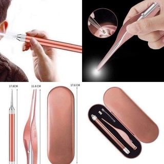 Bộ Dụng Cụ Lấy Ráy Tai Có Đèn Led Cao Cấp Mẫu Mới