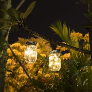 Lọ Đèn Led Năng Lượng Mặt Trời Xinh Xắn Nhiều màu Sắc - Đèn Trang Trí Sân Vườn Nhà Phòng Cửa Hàng