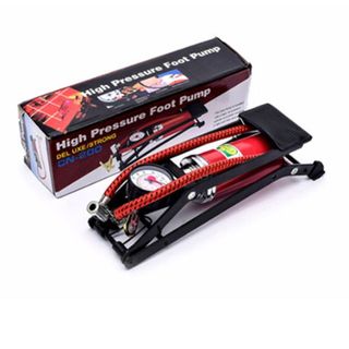 Dụng Cụ Bơm Xe Ô Tô, Xe Máy, Xe Đạp - Bơm Xe 1 Ống Cn 200 Full Box Auto Car Nhỏ Gọn Tiện Ích