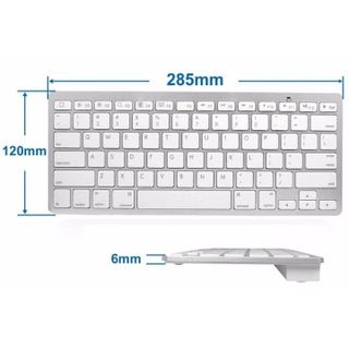 Bàn Phím Không Dây Keyboard Bluetooth Kb16 Bk 888 Nhiều Màu Sắc Dùng Cho Máy Tính, Laptop, Máy Tính Bảng Có Bluetooth