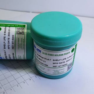 Thiếc hàn không chì RoHS Sn99.3 Cu0.7 500g dạng kem - Kaido