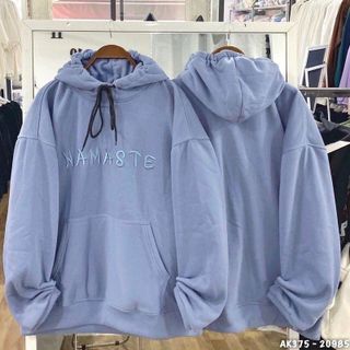 Áo hoodie tay phồng cánh dơi chất nỉ bông