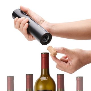 Dụng Cụ Khui Điện Rượu Vang, Bộ Mở Sâm Panh Tự Động GDS 4 In 1, Kèm Phụ Kiện, Quà Tặng Cao Cấp