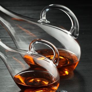 Bình Đựng Rượu, Bình Thở Rượu Vang, Decanter Thủy Tinh GDS Dáng Cổ Vịt 1500ml Quà Tặng Cao Cấp