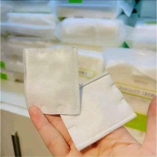Bông tẩy trang Miniso Nhật Bản 180 miếng-Bông tẩy trang cao cấp cotton pad Miniso