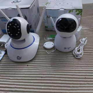 [Mã 255ELSALE giảm 7% đơn 300K] Bộ 2 camera wifi treo tường mẫu mới 100%