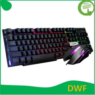 Bộ Bàn Phím Gaming Có Dây Kèm Chuột Máy Tính Có Led 7 Màu Ấn Tượng LDK832 Giao Mẫu Ngẫu Nhiên