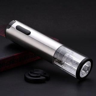 Dụng Cụ Khui Điện Rượu Vang Hợp Kim, Bộ Mở Sâm Panh Tự Động GDS, Kèm 5 Phụ Kiện Cao Cấp, Miễn Phí Khắc Tên