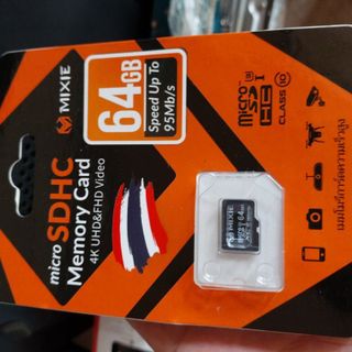 Thẻ nhớ Micro SD Mixie 64Gb 95MB/s dùng cho điện thoại, Flycam, máy ảnh, camera Wifi, Smart Tivi giá sỉ