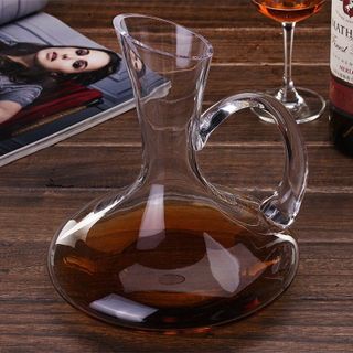 Bình Đựng Rượu, Bình Thở Rượu Vang, Decanter Thủy Tinh GDS Có Tay Cầm 1500ml Quà Tặng Cao Cấp
