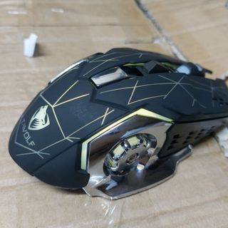 Chuột gaming ko dây cao cấp siêu ngầu pin sạc tích hợp bên trong led 7 màu chuyển đổi