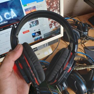 [Mã ELHACE giảm 4% đơn 300K] Headphone Exavp Exzzo chính hãng cũ dây dẻo cao cấp nghe nhạc, chơi game, nói chuyện ok