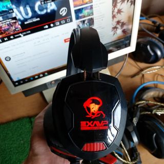[Mã ELHACE giảm 4% đơn 300K] Headphone Exavp Exzzo chính hãng cũ dây dẻo cao cấp nghe nhạc, chơi game, nói chuyện ok