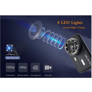 CAMERA HÀNH TRÌNH X004 - Trước- 1080 P 1920x1080 - Sau- 60fps- ghi hình lên 64g