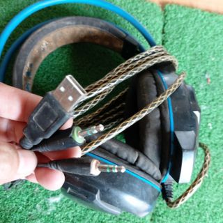 [Mã ELHACE giảm 4% đơn 300K] Headphone gaming cao cấp OVANN cũ có led mic đầy đủ chức năng dây cực kỳ chắc và dài