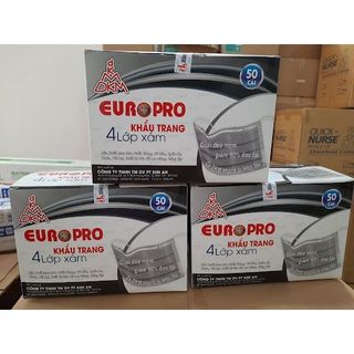 Hộp 50 cái khẩu trang 4 lớp kháng khuẩn