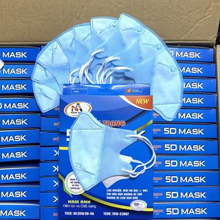 Hộp 10 cái khẩu trang 5d mask kháng khuẩn