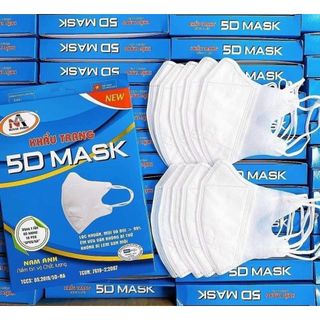 Hộp 10 cái khẩu trang 5d mask kháng khuẩn