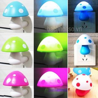 Đèn Ngủ Tự Động Cảm Ứng Hình Cây Nấm