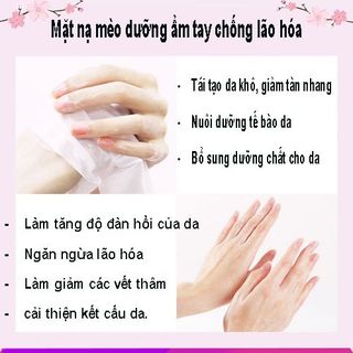 Mặt Nạ Tay Hình Chân Mèo Lifusha Dưỡng Trắng, Dưỡng Ẩm, Chống Lão Hóa - Mỹ Phẩm Nội Địa Trung