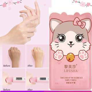 Mặt Nạ Tay Hình Chân Mèo Lifusha Dưỡng Trắng, Dưỡng Ẩm, Chống Lão Hóa - Mỹ Phẩm Nội Địa Trung