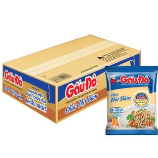 Cháo thịt bằm Gấu Đỏ gói 50g