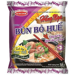 Bún Hằng Nga ( Bún giò heo, Bún Bò Huế, Bún Mắm) 73gr x 30 gói