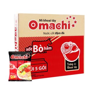 Thùng 30 gói mì khoai tây Omachi 80g