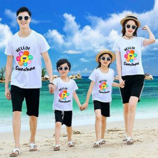 SÉT BỘ GIA ĐÌNH HELLO SUMMER (tách mẫu, tách số lượng, đủ size từ 6kg đến 100kg)