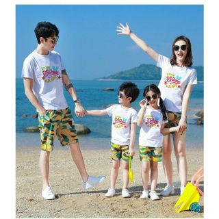 ÁO GIA ĐÌNH SUMMER MẪU HOT (tách số lượng theo yêu cầu đủ sz từ 5-100kg)