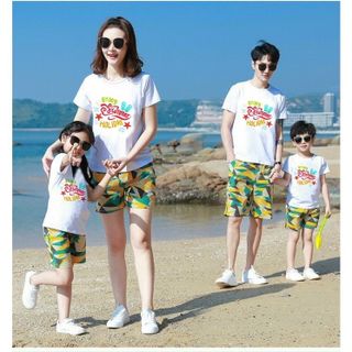 ÁO GIA ĐÌNH SUMMER MẪU HOT (tách số lượng theo yêu cầu đủ sz từ 5-100kg)