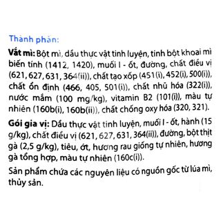 Thùng 30 gói mì gà sợi phở Gấu Đỏ 63g