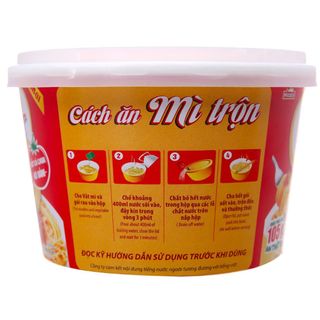 Mì trộn Cung Đình Kool Spaghetti tô 105g (có gói xốt bò bằm) thùng 12 tô