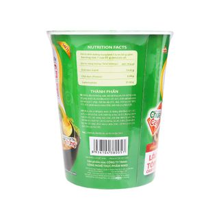 Thùng 24 ly mì khoai tây Cung Đình lẩu tôm chua cay 65g