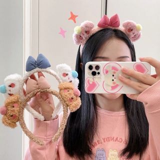 CÀI TÓC NƠ XÙ 2 BÉ CỪU