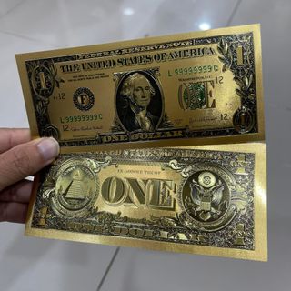 Usd Đô Plastic mạ vàng 3D