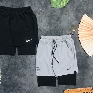 Quần Đùi Nam 2 Lớp Vải Dù Thể Thao Siêu Đẹp Giá Sỉ, Hàng Chuẩn Đẹp