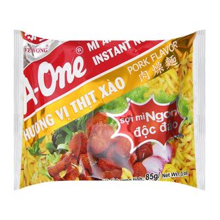 Thùng 30 gói mì A-One thịt xào 85g