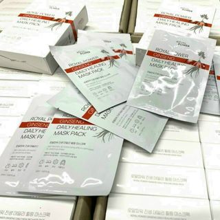 Mặt nạ hồng sâm HQ (hộp 10 miếng)