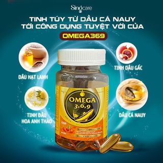 Thực phẩm chức năng Omega 3, 6, 9 bổ não, tăng trí nhớ, sáng mắt ( 60 Viên )-Singcare giá sỉ