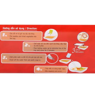 Mì xào Táo Quân vị thịt bằm xốt cà khay 85g (thùng 18 khay)