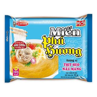 Miến PHÚ HƯƠNG ( Thịt Bằm,Sườn heo,Lẩu thái tôm,Heo nấu măng, Gà ) 58g