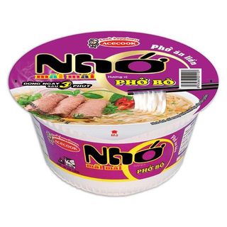Thùng 12 tô mì Nhớ lẩu thái (12 tô x 84g)