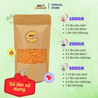 Sáp Wax Lông- 1kg Hạt Wax Nóng Beewaxing