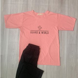 Sét bộ nữ ,đồ bộ lững ngố nữ thun coton sufa,áo phom rộng phối quần đen ,thời trang xuân hè BL12-HỒNG PHẤN