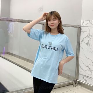 Sét bộ nữ ,đồ bộ lững ngố nữ thun coton sufa,áo phom rộng phối quần đen ,thời trang xuân hè BL12-XANH DƯƠNG